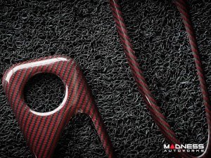 Alfa Romeo Giulia Complete Interior Trim Kit - Red Carbon Fiber - Pre '20 Models